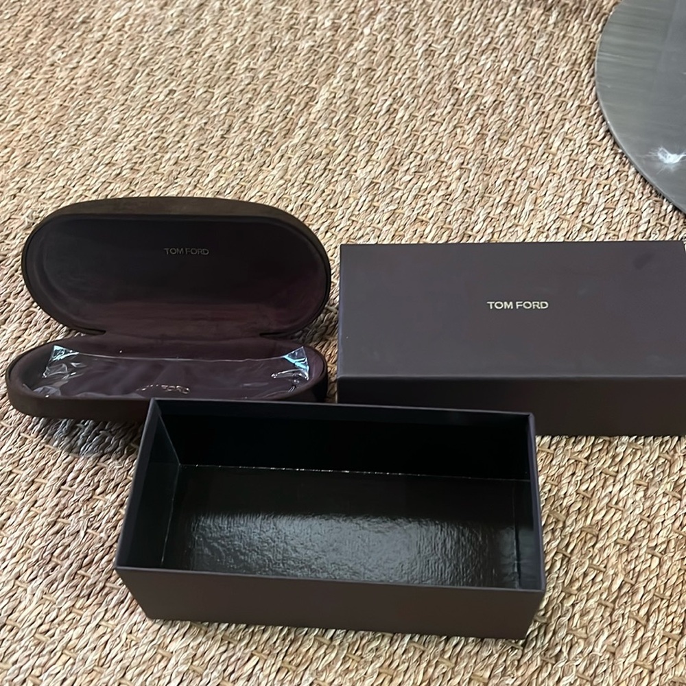Tom Ford sunglass case and box